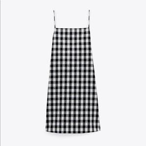 Zara Gingham Check Dress